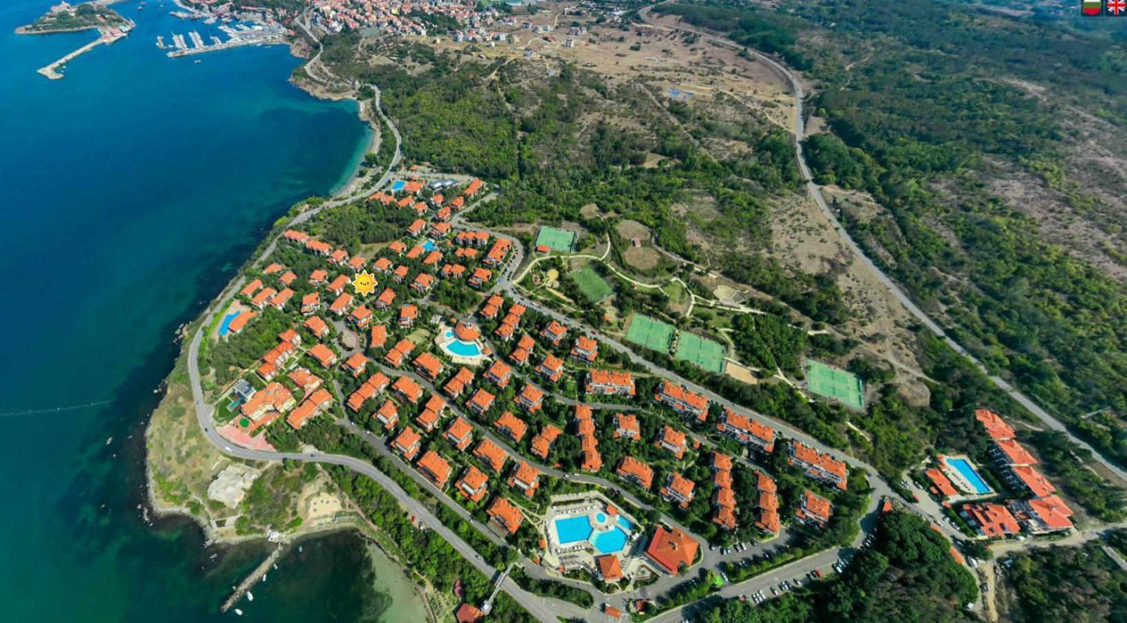 Aj Apartment 1 With Pool View, Santa Marina Holiday Village, Созопол Екстериор снимка
